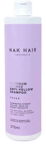 NAK Shampoo – Platinum Blonde Anti-Yellow 375 ml