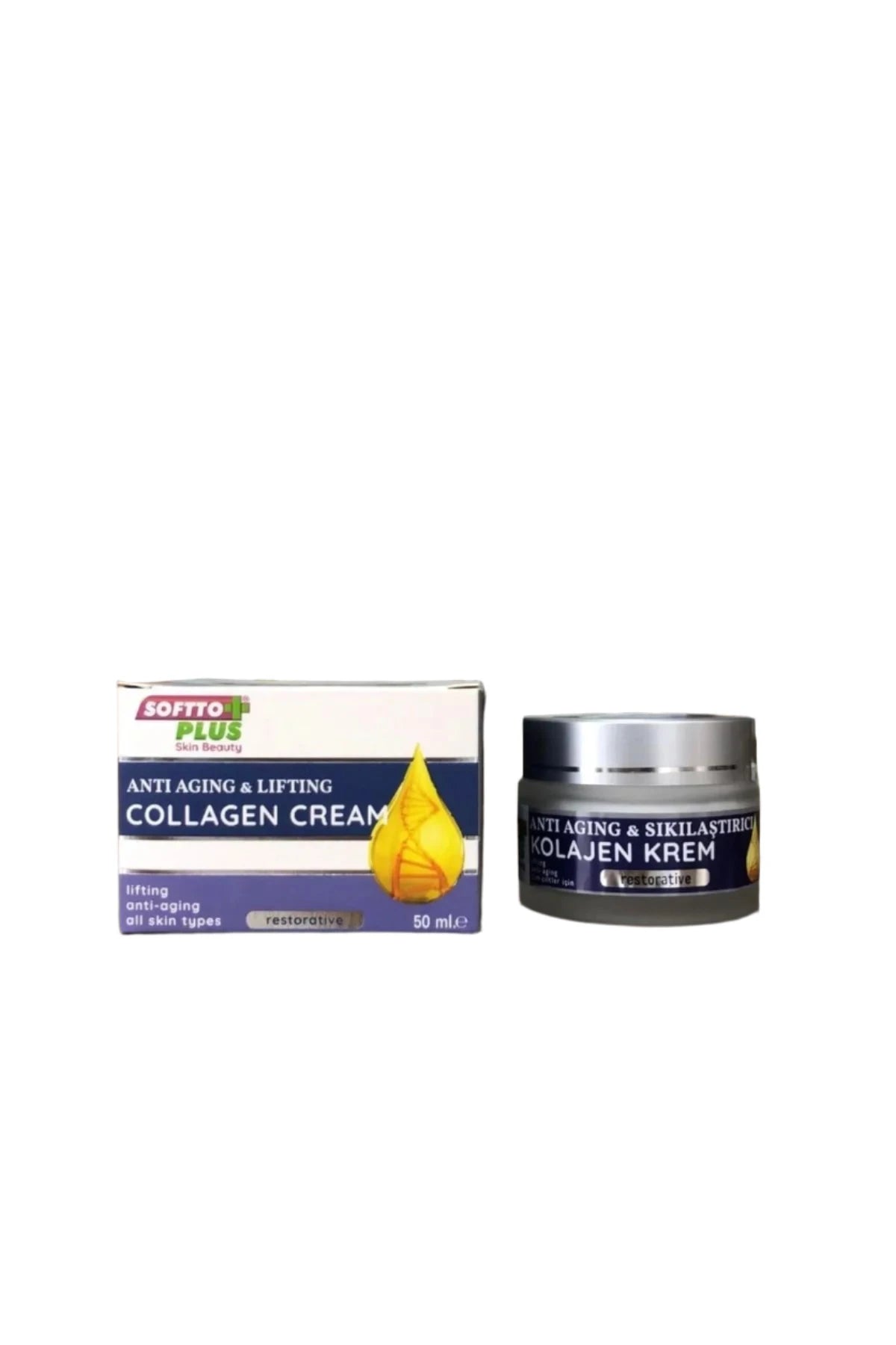 SOFTTO PLUS Anti Aging and Lifting Collagen Cream 50 ml - Aegean Vibe