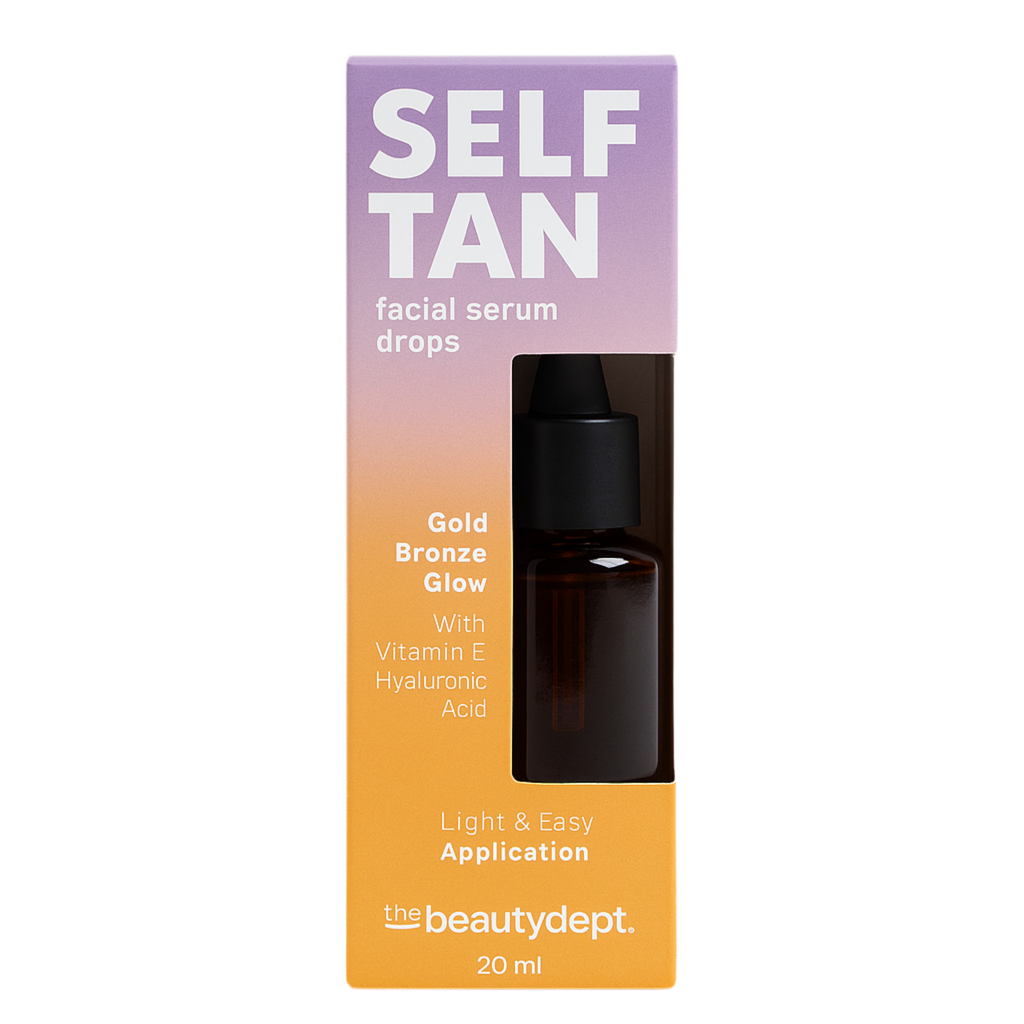 The Beautydept. SELF TAN Facial Serum Drops – Gold Bronze Glow – 20 ml