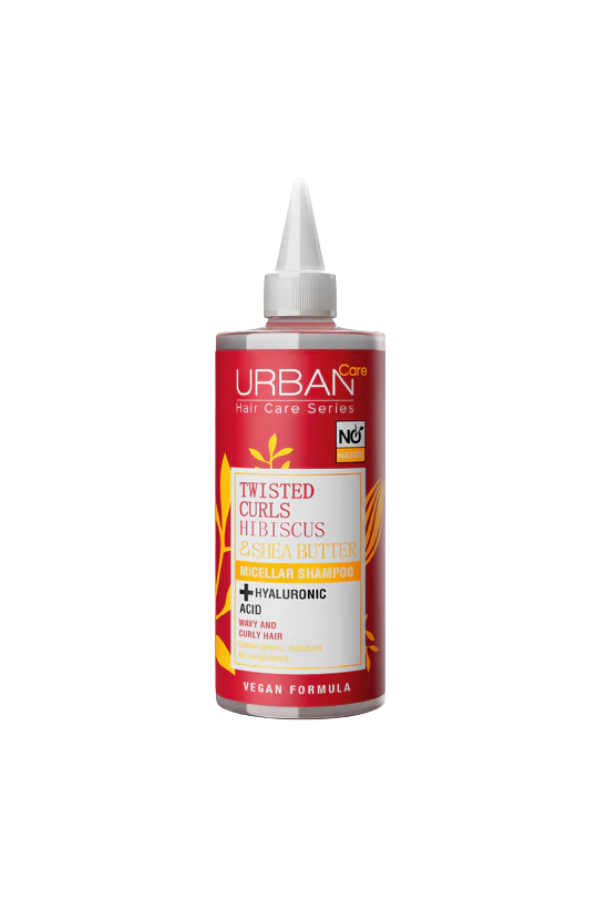 Urban Care Hibiscus & Shea Butter Micellar Shampoo for Curly Hair Sulphate Free 340 ml - Aegean Vibe