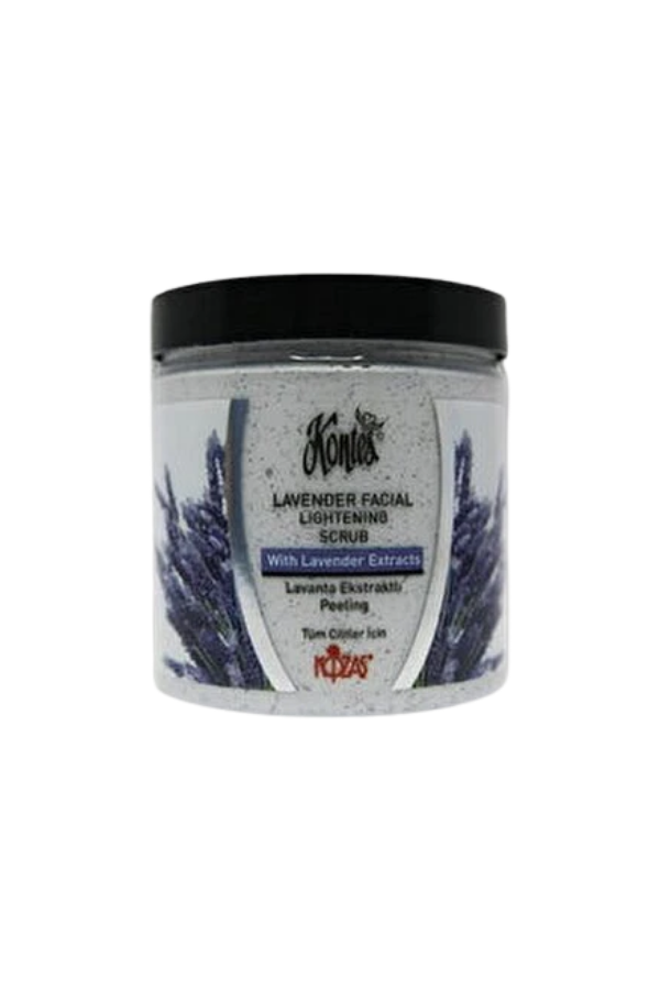 Kontes Lavender Facial Lightening Scrub 250 gr - Aegean Vibe