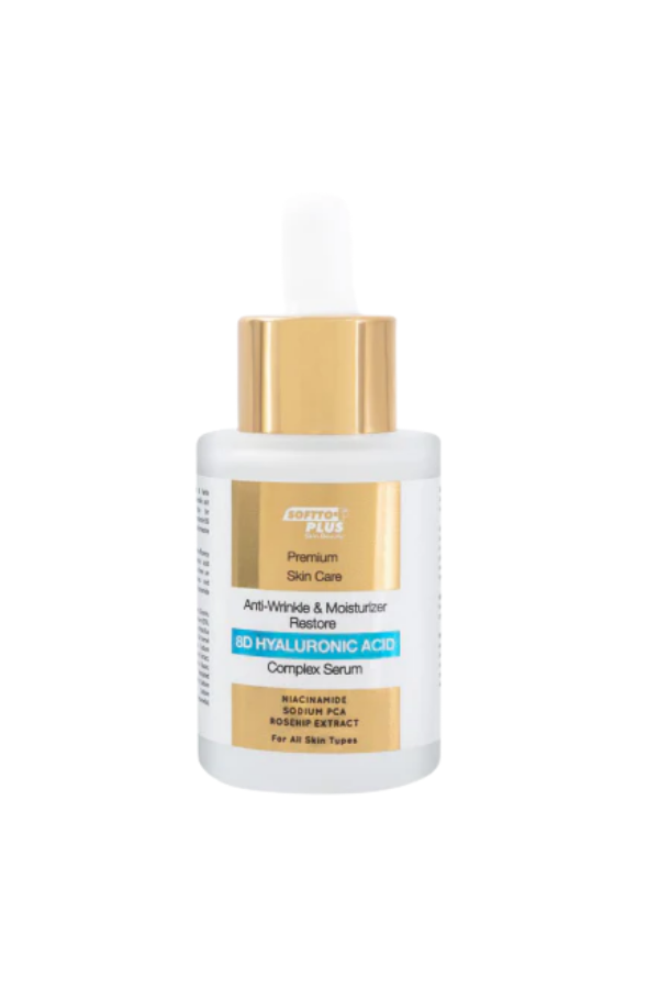 SOFTTO PLUS Anti-Wrinkle & Moisturizing 8d Hyaluronic Acid Complex Serum 30 ml - Aegean Vibe