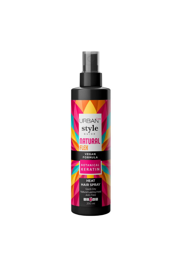 Urban Care Style Guide Natural Flex with Botanical Keratin Vegan Formula Hair Spray 200 ml