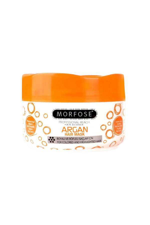 Morfose Argan Hair Mask 500 ml - Hair Care with Argan Oil - For Coloured & Highlighted Hair