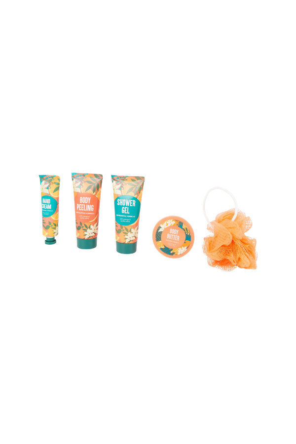 Sensational Body Care Kit Body Peeling & Hand Cream& Shower Gel