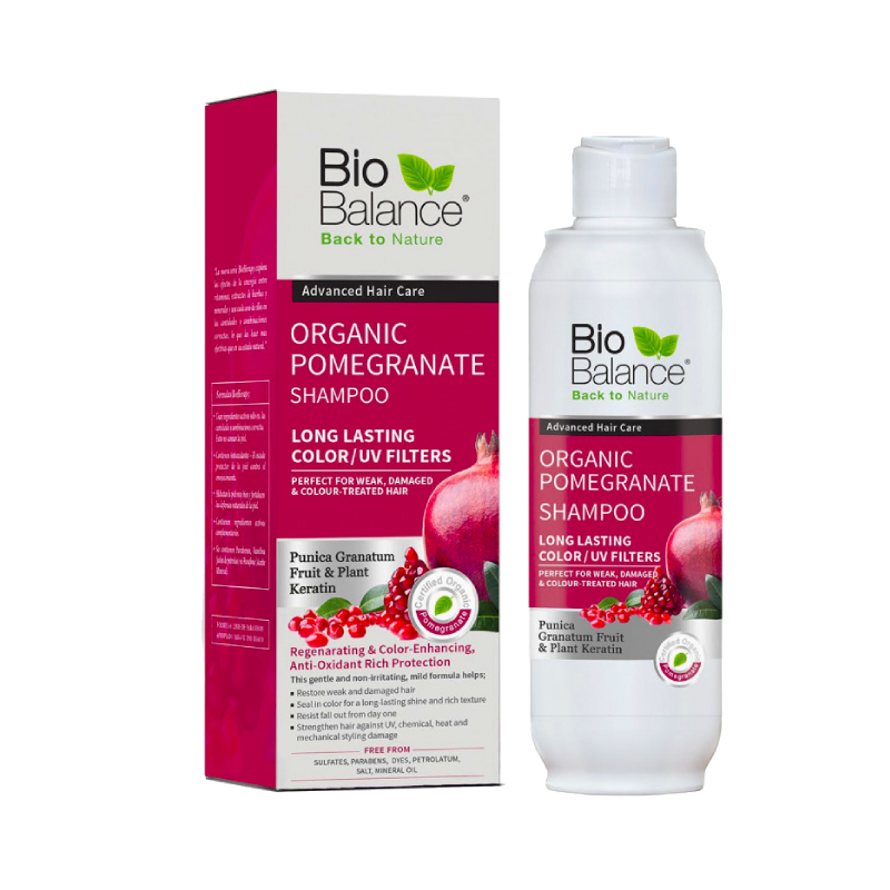 BIOBALANCE Organic Pomegranate Shampoo 330 ml