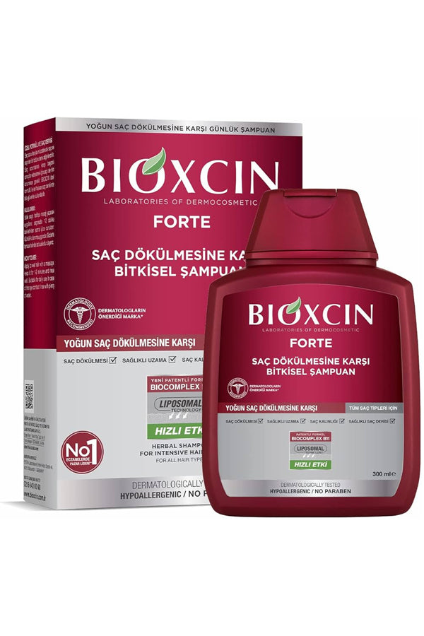 Bioxcin Forte Herbal Shampoo 300 ml – Anti-Hair Loss Herbal Care - Aegean Vibe