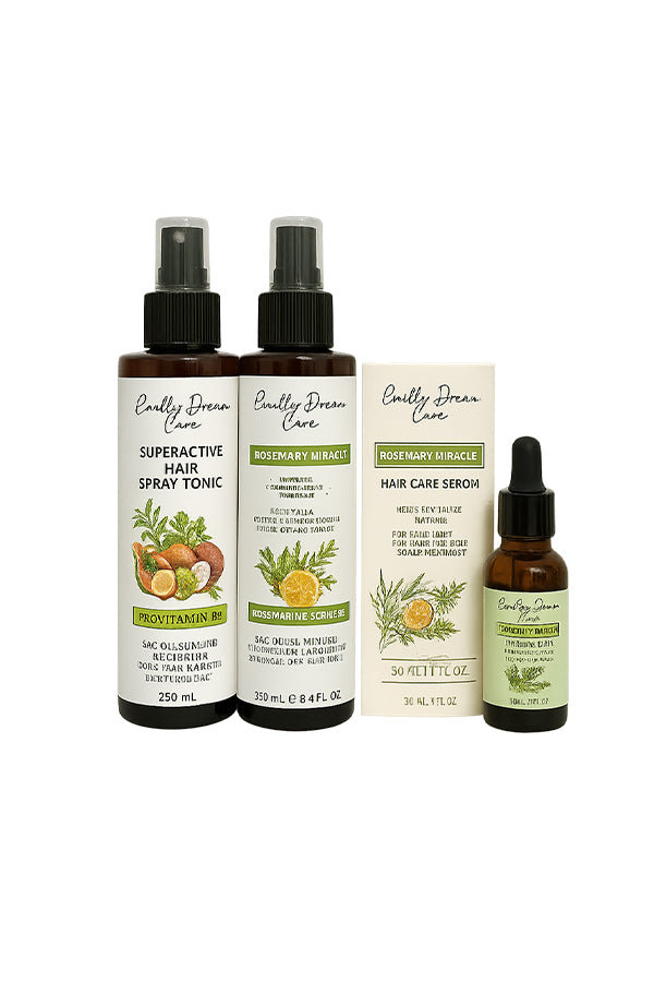 Daily Dream Care Powerful 3-part Miracle Hairset, Rosemary Oil Tonic 250 ml & Superactive Hair Spray Tonic 250 ml & Rosemary Complex Oil 30 ml
