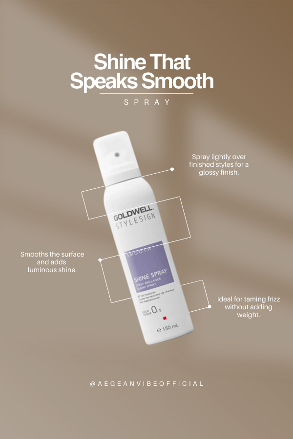 Goldwell StyleSign Smooth Shine Spray 150 ml – Radiant Shine & Frizz Control