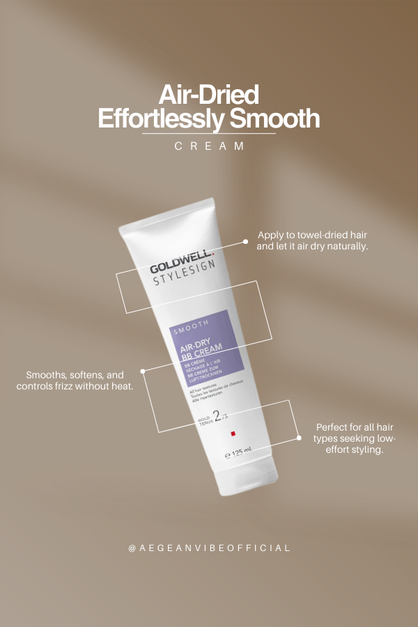 Goldwell Stylesign Smooth BB Air Drying Cream Ideal for All Hair Structures 125 ml