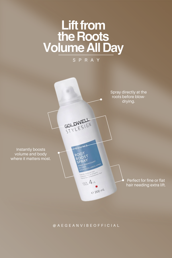 Goldwell Stylesign Volume Root Boost Spray 200 ml - Instant Volume for Fine Hair