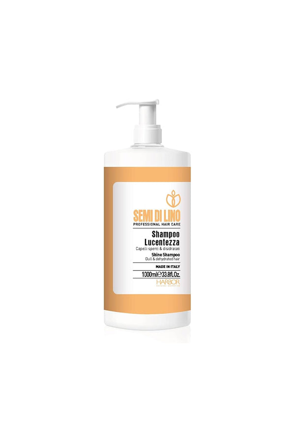 Harbor Shine Shampoo Semi Di Lino for Dull & Dehydrated Hair 1000 ml - Aegean Vibe
