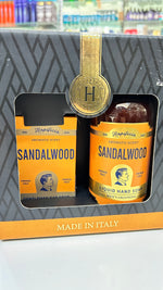 HOPIFICIO Gift Set Sandalwood Scented Liquid Soap 500 ml & Bar Soap 260 g - Aegean Vibe