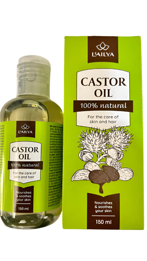 L'ailya Castor Oil Hair  and Skin Care Oil 100% Natural 150 ml