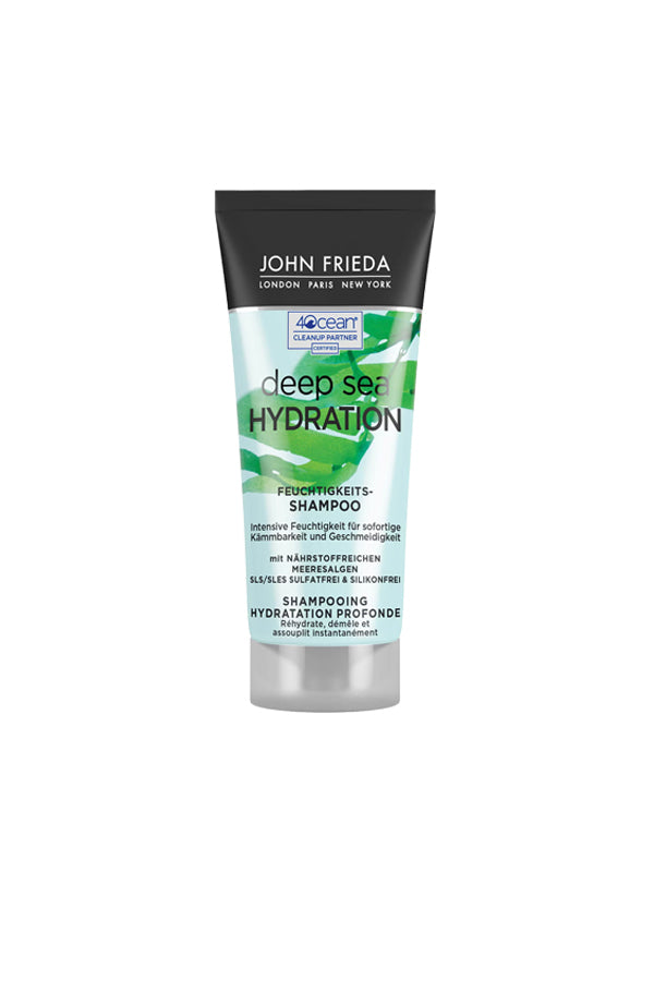 John Frieda Deep Sea Hydration Moisturising Shampoo for Coloured, Dry, Damaged Hair, 250 ml