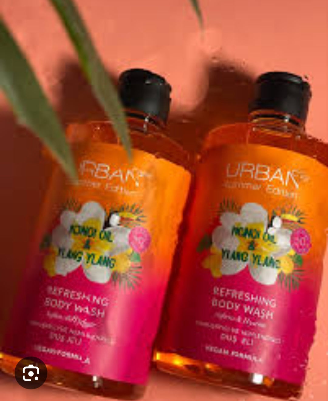 Urban Care Summer Edition Monoi Oil & Ylang Ylang Refreshing Body Wash 500 ml(2 pieces)