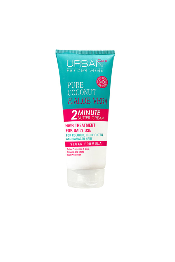 Urban Care Pure Coconut & Aloe Vera 2 minute Butter Hair Cream 200 ml - Aegean Vibe