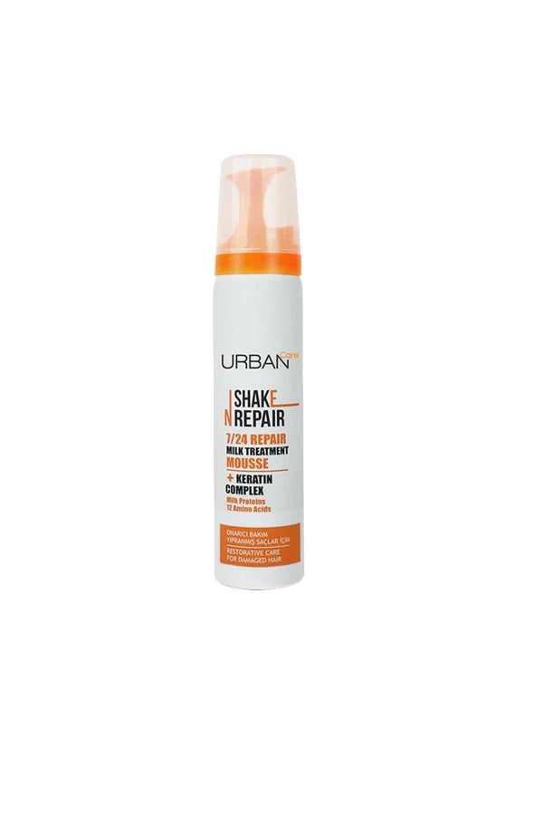 Urban Care Shake N Repair 7/24 Repair Milk Treatment Mousse- Keratin Complex 150 ml - Aegean Vibe