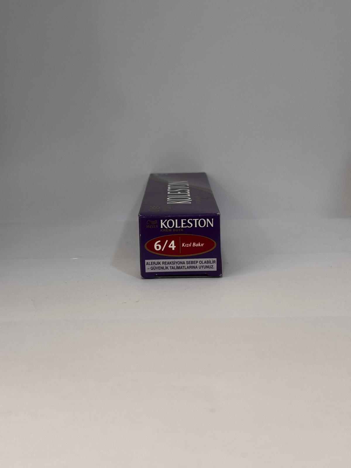 Wella Koleston Permanent Hair Color 6/4 Dark Blonde Red 50ml