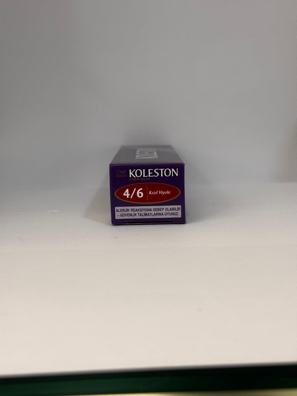 Wella Koleston Permanent Hair Color 4/6 Dark Red Blonde 50ml