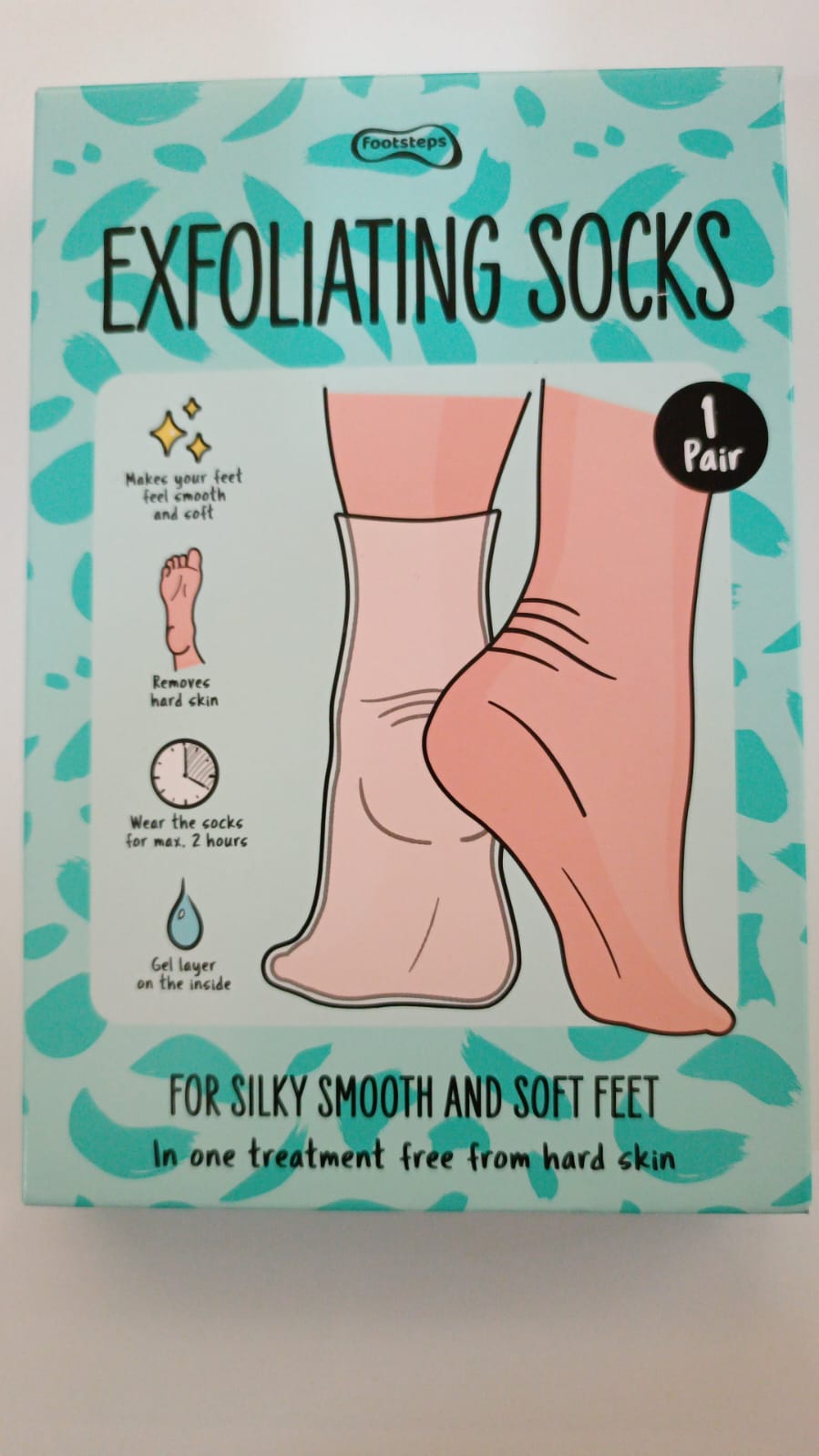 Footsteps Exfoliating Socks - Aegean Vibe