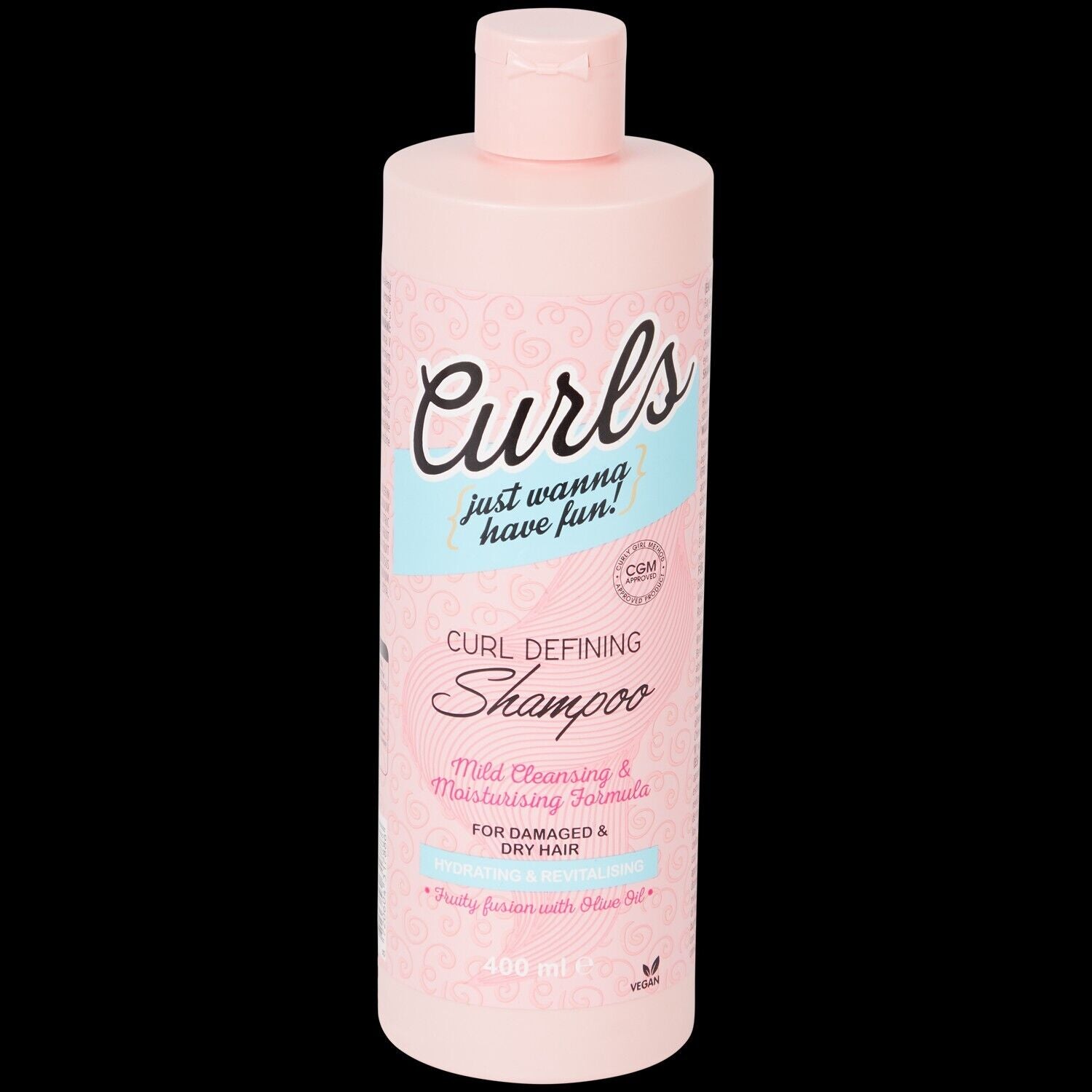 Curls Hydrating and Revitalising Curl Defining Shampoo for Damaged & Dry Hair 400 ml