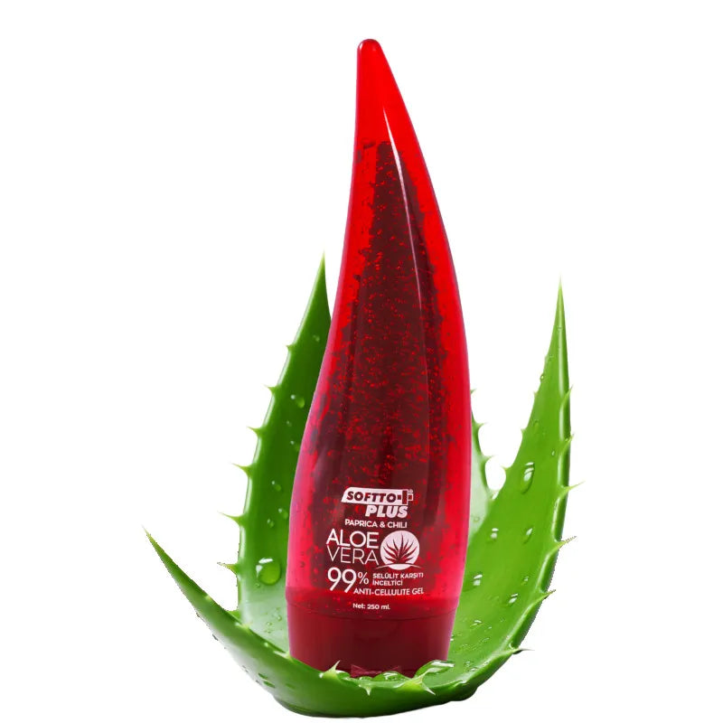 SOFTTO PLUS Aloe Vera Paprica & Chili Anti-Cellulite Gel 250 ml - Aegean Vibe