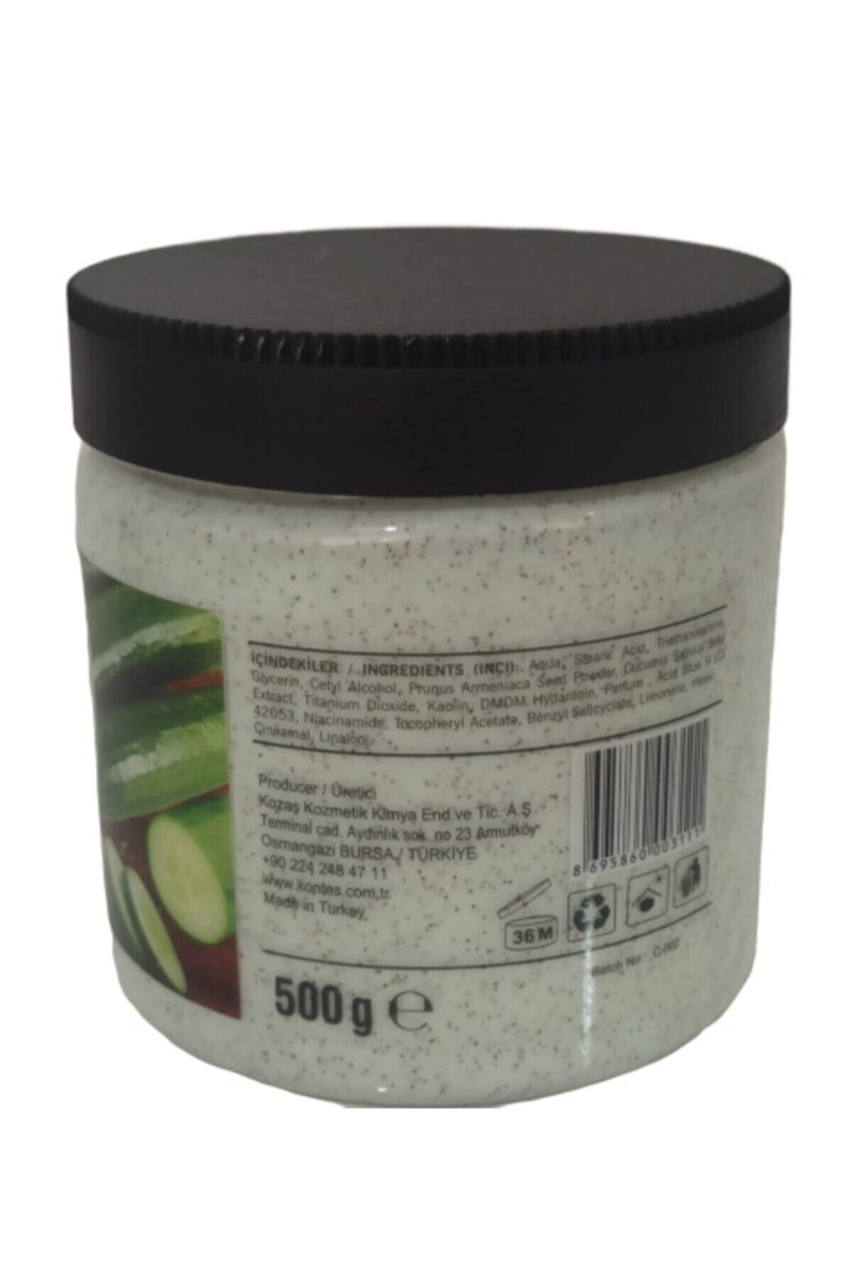 Kontes Winter Rose Cucumber Lightening Scrub 500 gr - Aegean Vibe