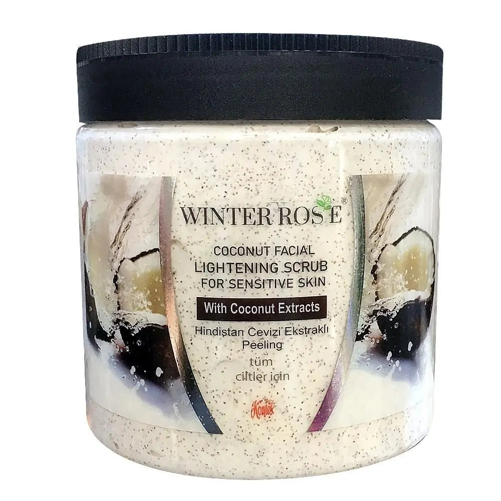 Kontes Winter Rose Coconut Lightening Scrub 500 gr - Aegean Vibe