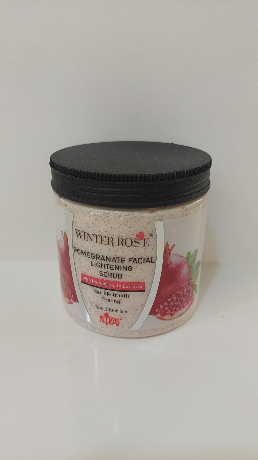 Kontes Winter Rose Pomegranate Facial Lightening Scrub 500 gr - Aegean Vibe